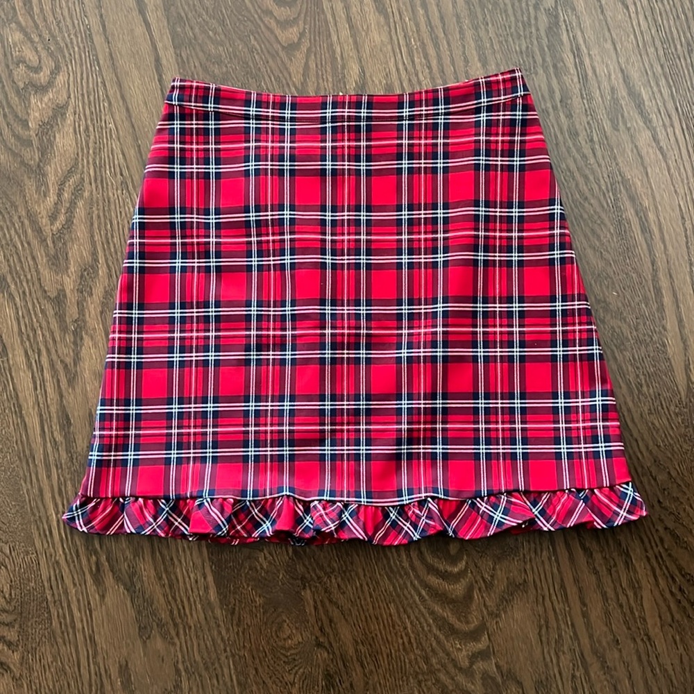 NWT Draper James plaid skirt
